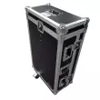Digital Audio Mixer Flight Case for Midas M32R Console with Doghouse Compartment and Caster Wheels