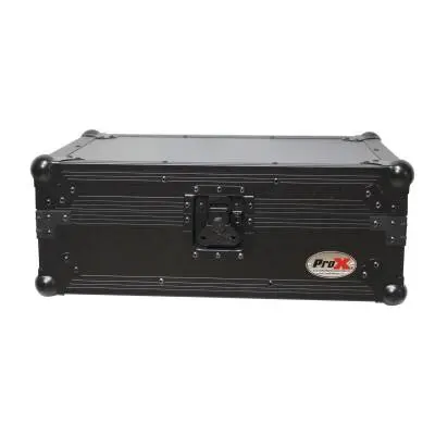 Universal Flight Case for 12 In. Large Format DJ Mixers - Black