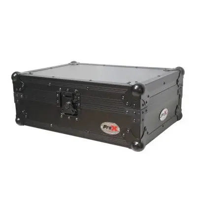 Universal Flight Case for 12 In. Large Format DJ Mixers - Black