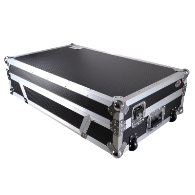 Flight Case For Pioneer XDJ-XZ DJ Controller with Laptop Shelf 1U Rack Space and Wheels