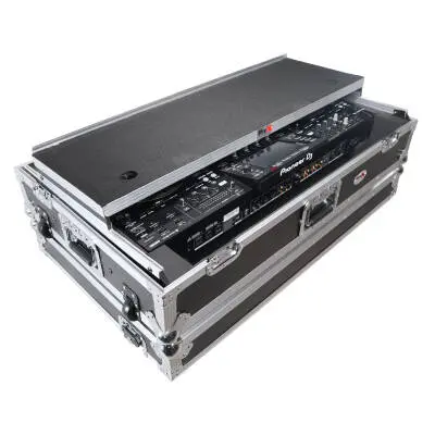 Flight Case For Pioneer XDJ-XZ DJ Controller with Laptop Shelf 1U Rack Space and Wheels