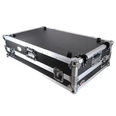 Flight Case For Pioneer XDJ-XZ DJ Controller with Laptop Shelf 1U Rack Space and Wheels