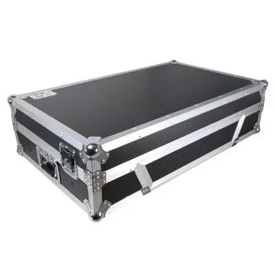 Flight Case For Pioneer XDJ-XZ DJ Controller with Laptop Shelf 1U Rack Space and Wheels