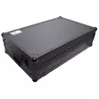 ProX - Flight Case for Pioneer DDJ-REV7 DJ Controller with Laptop Shelf Wheels and 1U Rackspace - Black Finish