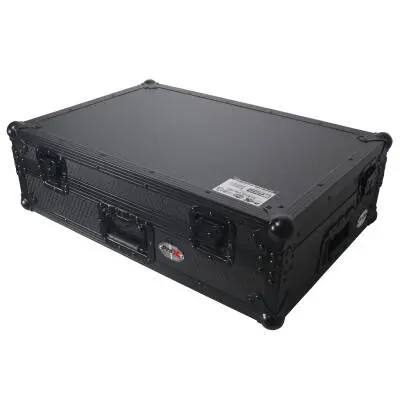 Flight Case For RANE ONE DJ Controller with 1U Rack and Wheels - Black on Black