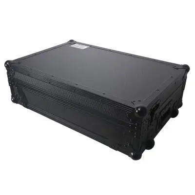 Flight Case For RANE ONE DJ Controller with 1U Rack and Wheels - Black on Black