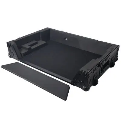 Flight Case For RANE ONE DJ Controller with 1U Rack and Wheels - Black on Black