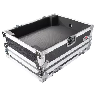 Flight Case for Rane12 Motorized DJ Control System - Silver on Black
