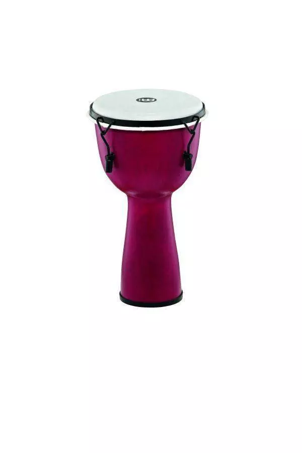 Fiberglass Mechanical Lug-Tuned Djembe 10 inch, Synthetic Head, Crimson Red