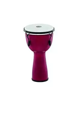 Fiberglass Mechanical Lug-Tuned Djembe 10 inch, Synthetic Head, Crimson Red