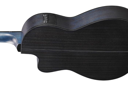 GA5FMTCE Classical Acoustic/Electric Guitar - Open Pore Blueberry