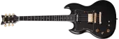 Schecter - ZV-H6LLYW66D-S Electric Guitar - Gloss Black (Left Handed)