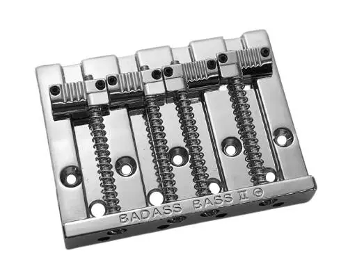Leo Quan Badass II 4-String Bass Bridge - Chrome