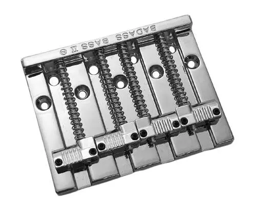 Leo Quan Badass II 4-String Bass Bridge - Chrome