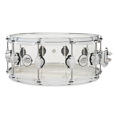 Drum Workshop - Design Series Acrylic 6x14 Snare Drum - Clear