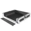 Flight Travel Case for Denon DJ Prime Go Digital Controller - Silver On Black