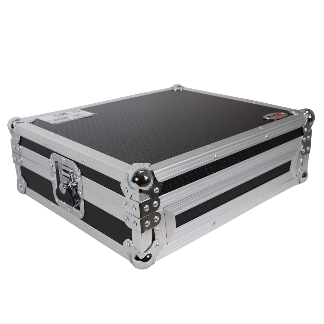 Flight Travel Case for Denon DJ Prime Go Digital Controller - Silver On Black