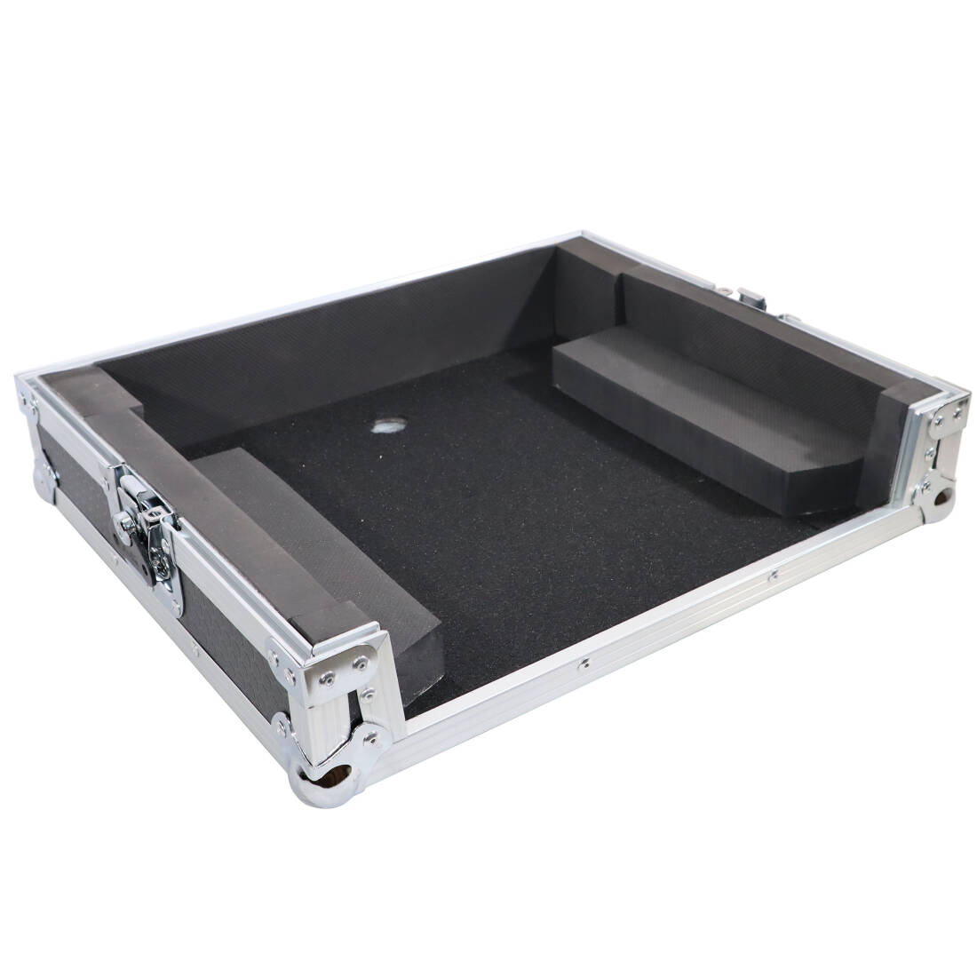 Flight Travel Case for Denon DJ Prime Go Digital Controller - Silver On Black