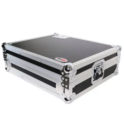 Flight Travel Case for Denon DJ Prime Go Digital Controller - Silver On Black
