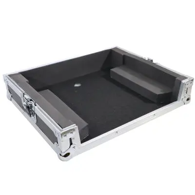 Flight Travel Case for Denon DJ Prime Go Digital Controller - Silver On Black