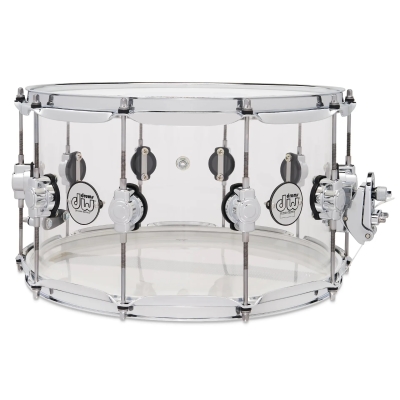 Drum Workshop - Design Series Acrylic 8x14 Snare Drum - Clear