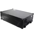 ProX - Flight Case For Pioneer DDJ-800 Digital Controller with Sliding Laptop Shelf - Black on Black
