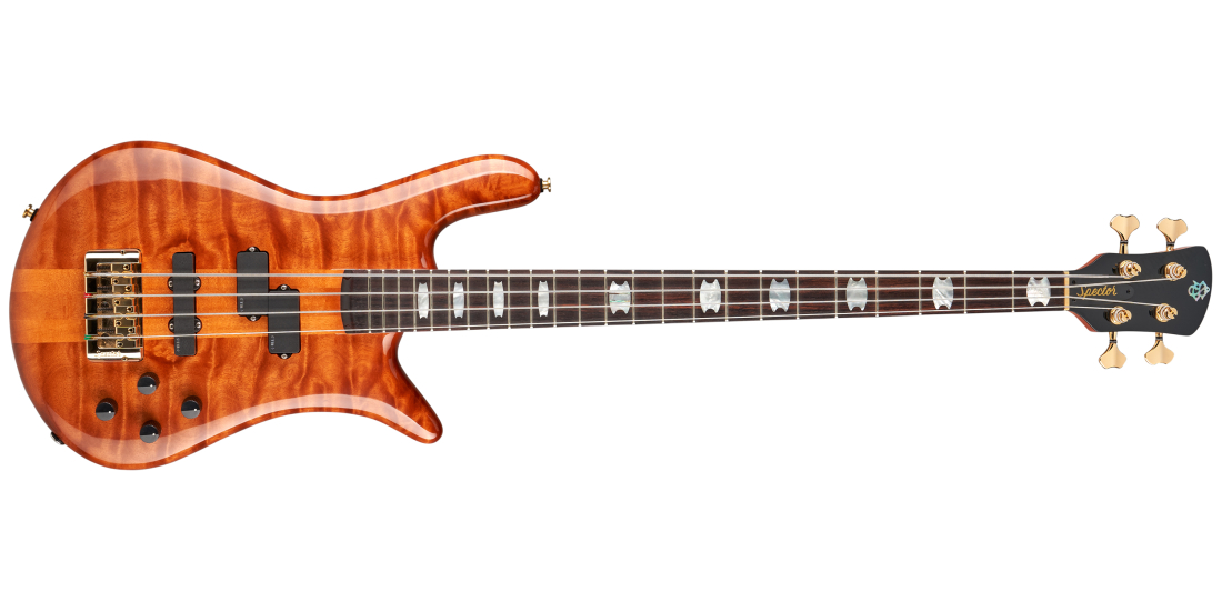 Doug Wimbish Euro 4 Signature Bass Guitar - Amber Stain Gloss