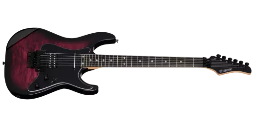 Volante Quilt HSFR Electric Guitar with Gigbag - Magenta Burst