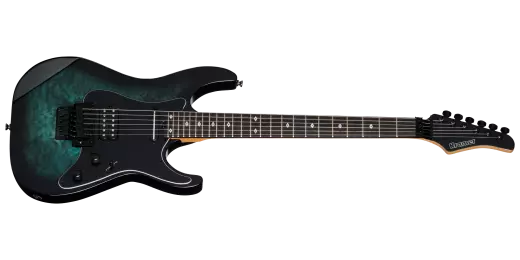 Volante Quilt HSFR Electric Guitar with Gigbag - Aqua Burst