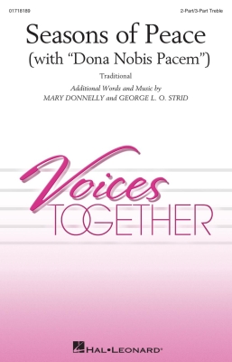 Hal Leonard - Seasons Of Peace (with dona Nobis Pacem) - Traditional/Donnelly/Strid - 2/3pt Treble