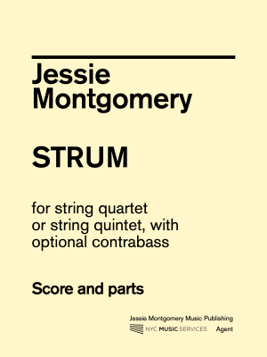 NYC Music Services - Strum - Montgomery - String Quartet/Quintet - Score/Parts