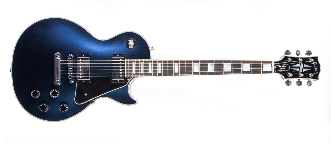 Les Paul Custom Electric Guitar with Hardshell Case - Cyan Purple Shift