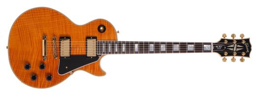Gibson Custom Shop - Les Paul Custom Figured Top Electric Guitar with Hardshell Case - Sunrise Yellow