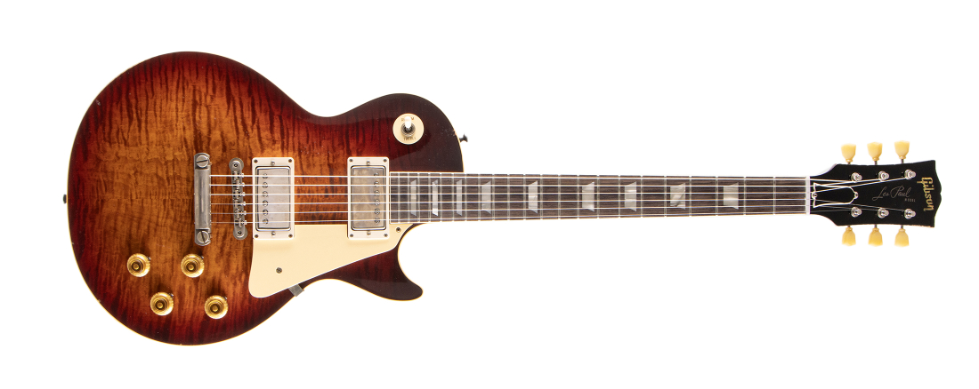 Light Aged 1959 Les Paul Standard Reissue Electric Guitar with Hardshell Case - Whiskey Burst