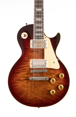 Light Aged 1959 Les Paul Standard Reissue Electric Guitar with Hardshell Case - Whiskey Burst