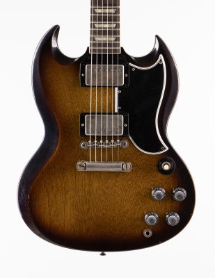 Light Aged 1961 Les Paul SG Standard Reissue Electric Guitar with Hardshell Case - TV Yellow Jacket Burst