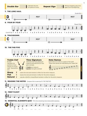 Essential Elements for Band, Book 1 with EEi (2025) - Baritone T.C. - Book/Media Online