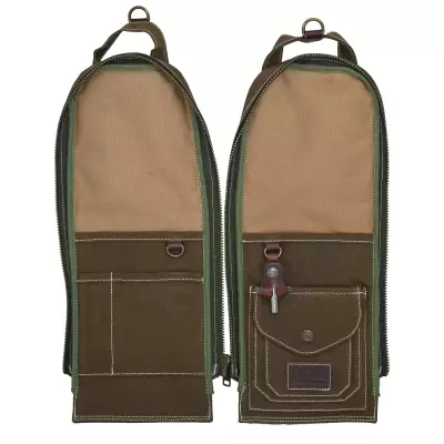 Waxed Canvas Modular Stick Case - Forest Green