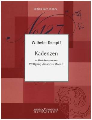 Boosey & Hawkes - Cadenzas To Mozart Concerti - Kempff - Piano