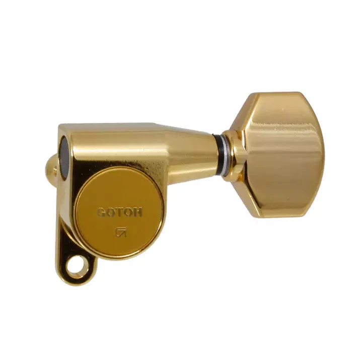 Gotoh SG360 6-in-Line Mini Tuning Keys - Gold