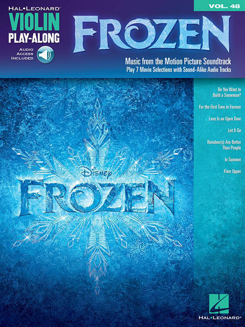 Frozen: Violin Play-Along Volume 48 - Lopez/Anderson-Lopez - Book/Audio On-line