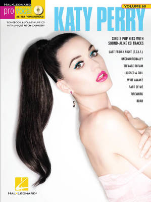 Hal Leonard - Katy Perry: Pro Vocal Womens Edition Volume 60 - Book/CD