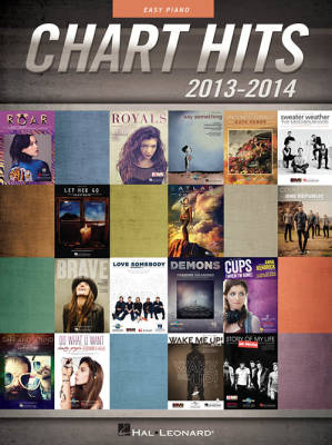 Chart Hits Of 2013-2014 - Easy Piano - Book