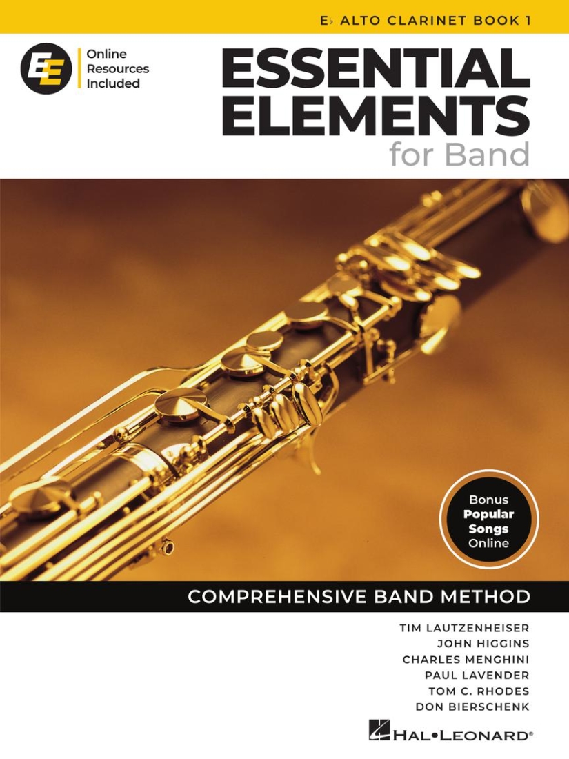 Essential Elements for Band, Book 1 with EEi (2025) - Eb Alto Clarinet - Book/Media Online