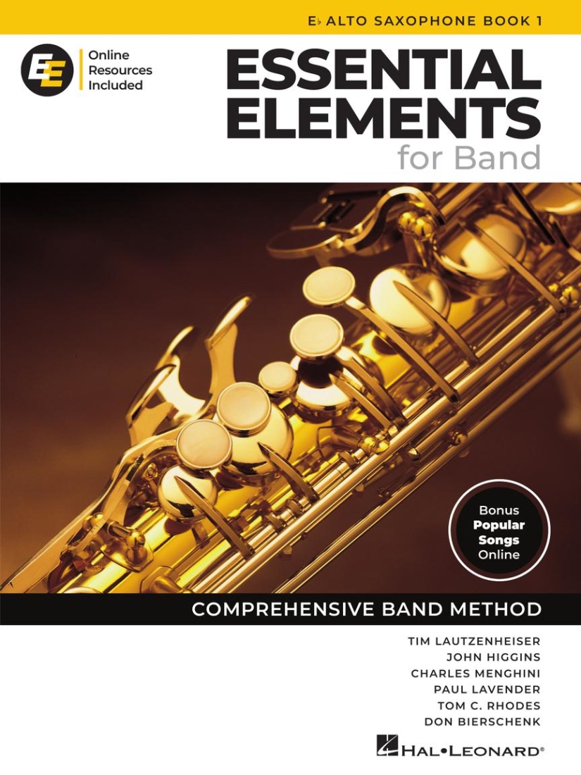 Essential Elements for Band, Book 1 with EEi (2025) - Eb Alto Saxophone - Book/Media Online