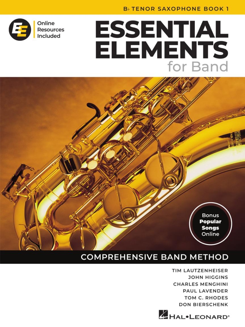 Essential Elements for Band, Book 1 with EEi (2025) - Bb Tenor Saxophone - Book/Media Online