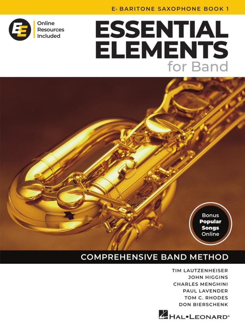 Essential Elements for Band, Book 1 with EEi (2025) - Eb Baritone Saxophone - Book/Media Online