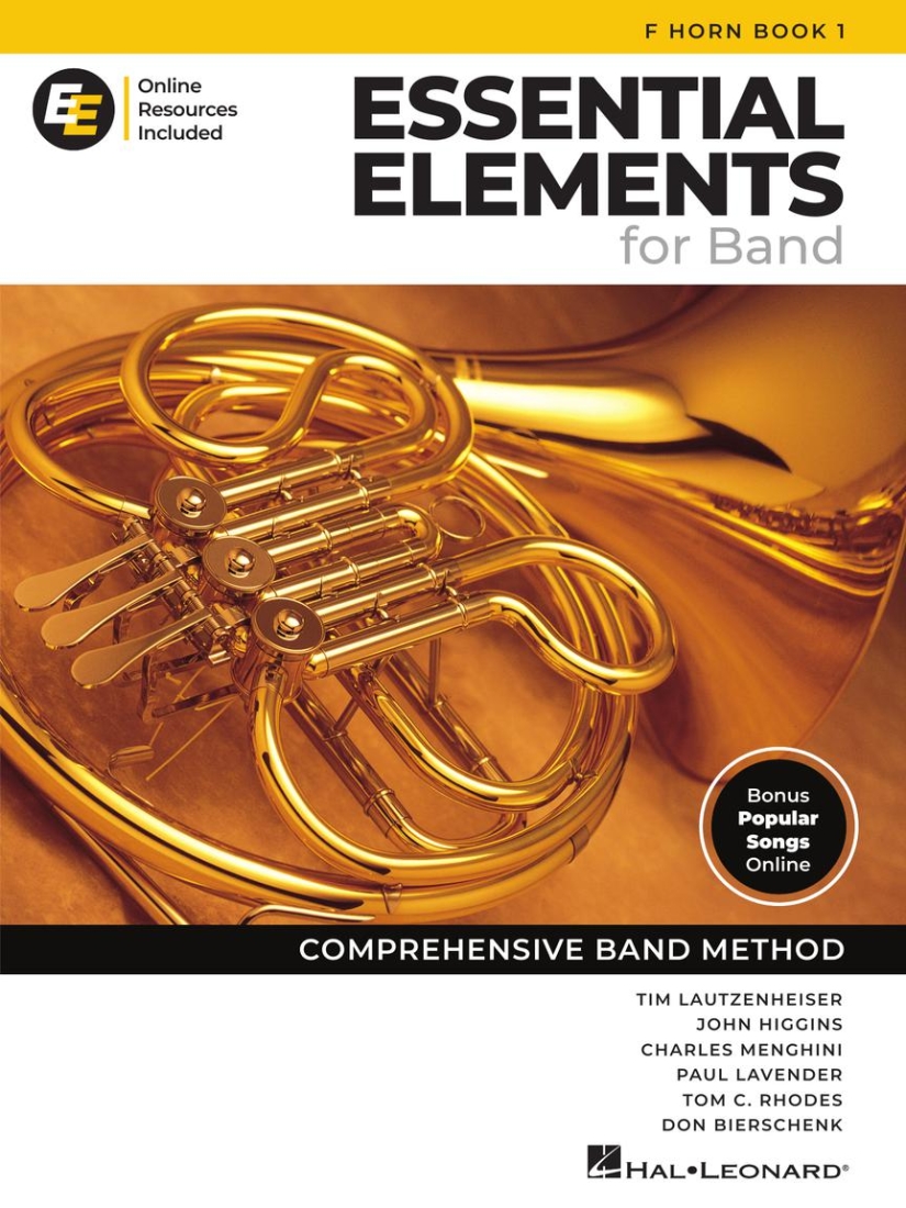Essential Elements for Band, Book 1 with EEi (2025) - F Horn - Book/Media Online