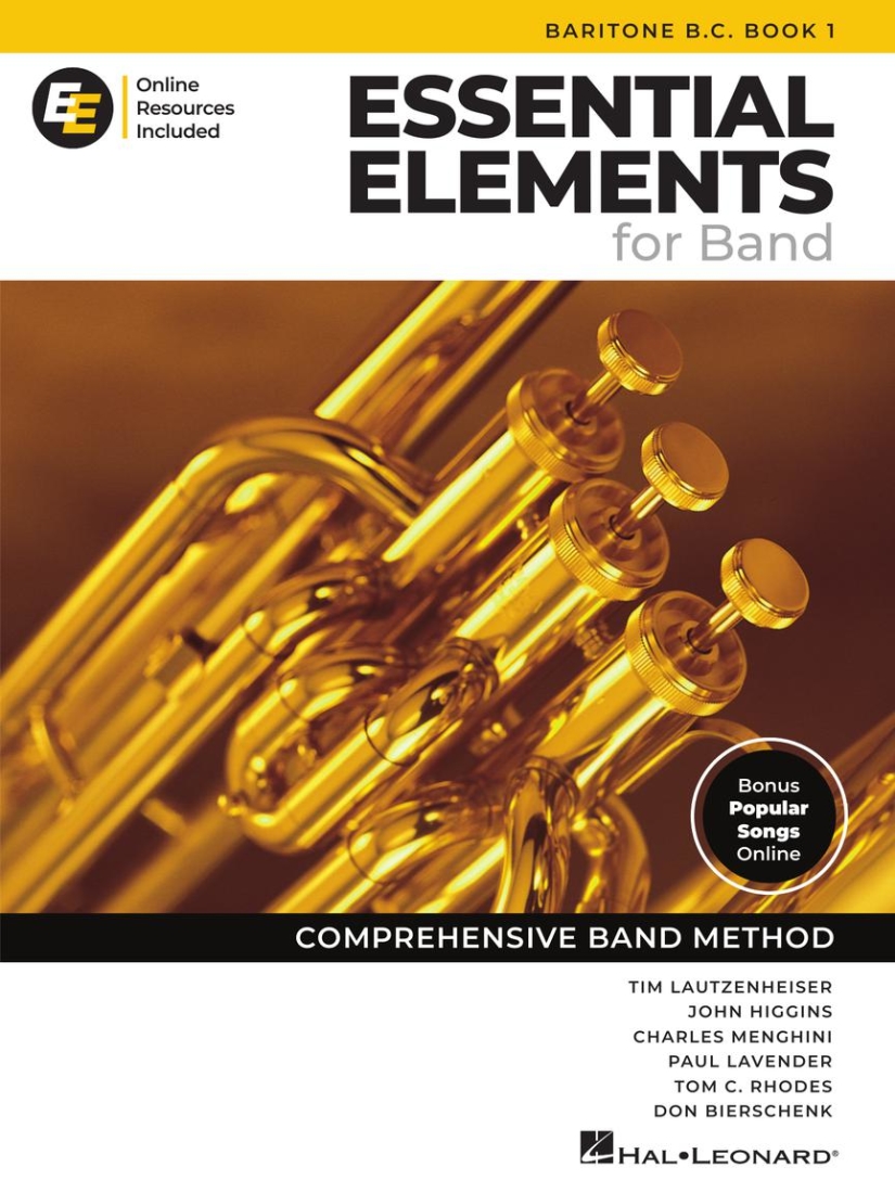 Essential Elements for Band, Book 1 with EEi (2025) - Baritone B.C. - Book/Media Online