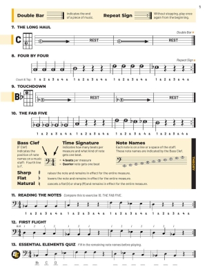 Essential Elements for Band, Book 1 with EEi (2025) - Electric Bass - Book/Media Online